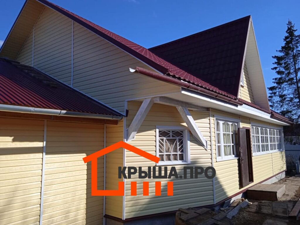 Монтаж металлочерепицы с комплектующими - Фото 10 Монтаж металлочерепицы с комплектующими - Фотография 9