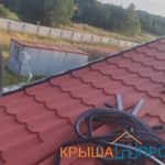 Объект № 116. Монтаж кровли в деревне Тупицыно, фото