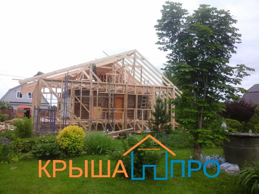 Монтаж каркаса стен - Фото 6 Монтаж каркаса стен дома в Шаховской, фото