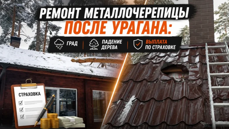 Ремонт металлочерепицы после урагана, града и падения дерева: что делать в первые 48 часов - Фотография 101